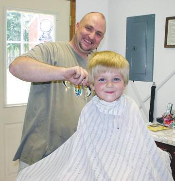 boys haircut